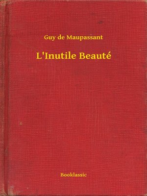 cover image of L'Inutile Beauté